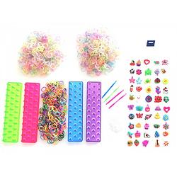 Foto van Loom twister loombandsset glitter xxl junior 5600-delig