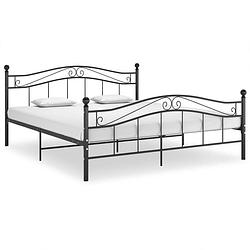 Foto van Vidaxl bedframe metaal zwart 140x200 cm