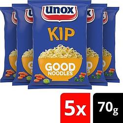 Foto van Unox good noodles kip 5 x 70g bij jumbo