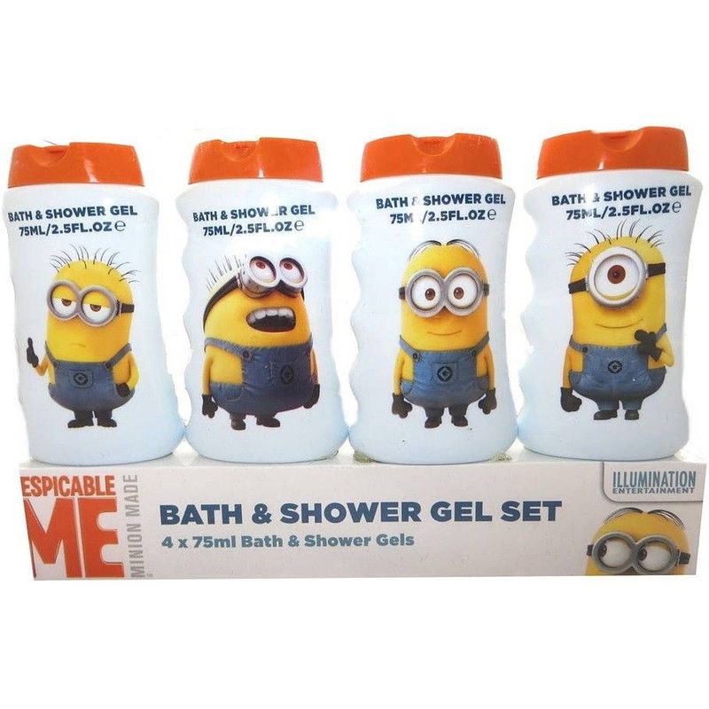 Foto van Disney - minions bath & showergel - travelset - 4 x 75ml