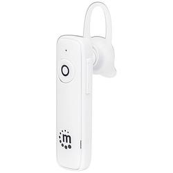 Foto van Manhattan 179621 in ear headset bluetooth mobiele telefoon mono wit volumeregeling