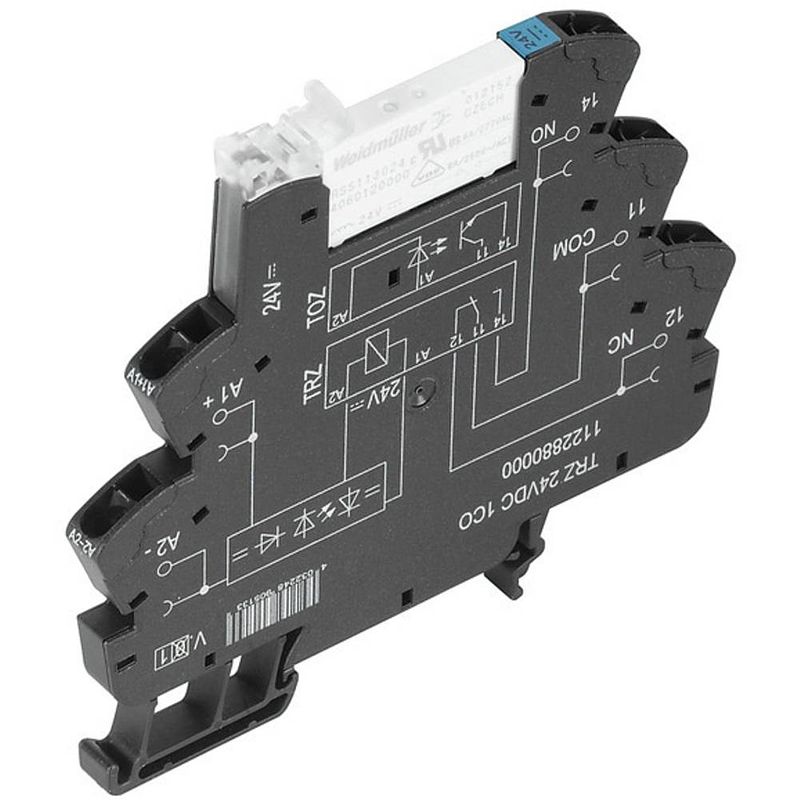 Foto van Koppelrelais weidmüller trz 24vdc act 10 stuk(s)