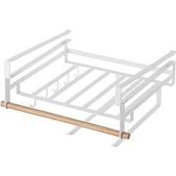 Foto van Yamazaki under shelf multifunctional rack - tosca - white