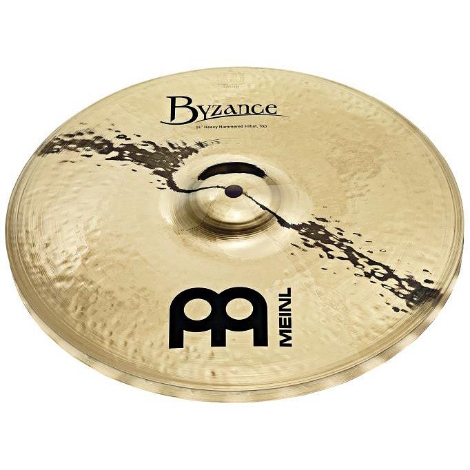 Foto van Meinl b14hhh-b byzance heavy hammered hihat 14 inch