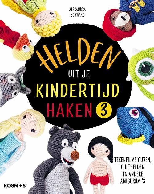 Foto van Helden uit je kindertijd haken 3 - alexandra schwarz - ebook (9789043923439)