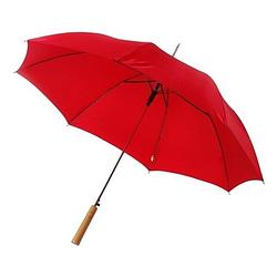 Foto van Automatische paraplu 102 cm doorsnede rood - paraplu's