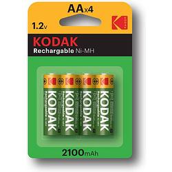 Foto van Kodak pre-charged 2100mah (ready-to-use) rechargeable 4 pack 8