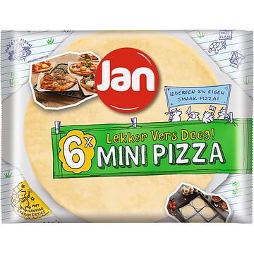 Foto van Jan mini pizza 6 x 65g bij jumbo