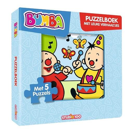 Foto van Bumba : puzzelboek met leuke verhaaltjes - gert verhulst - hardcover (9789462772809)