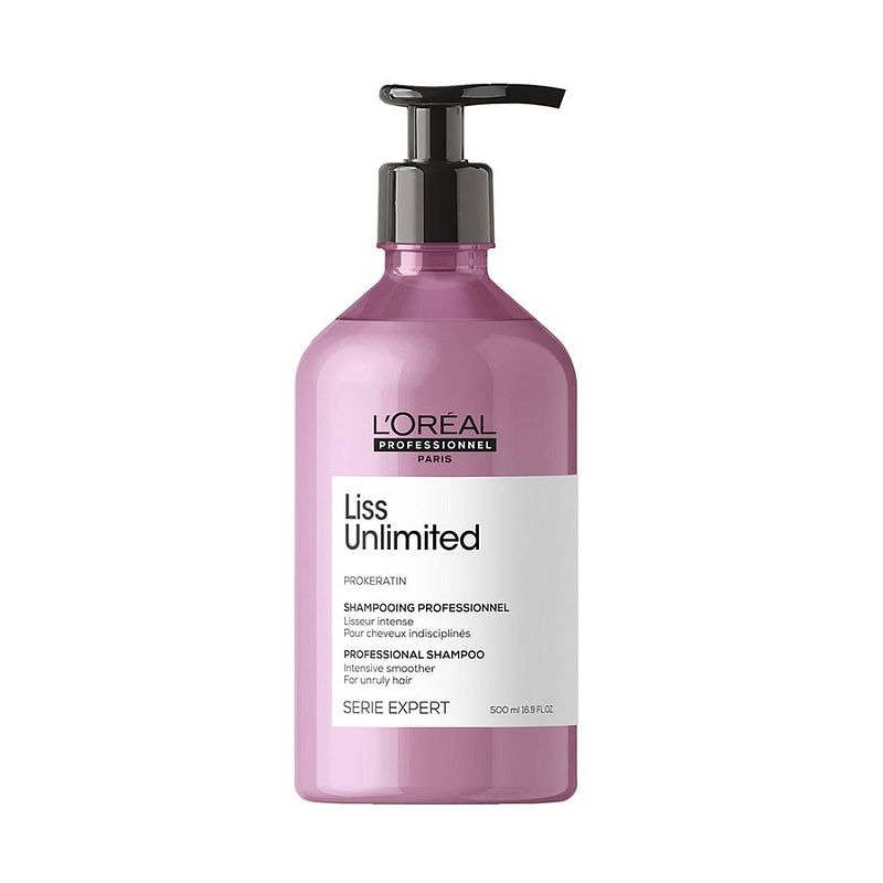 Foto van Serie expert liss unlimited shampoo intensieve gladmakende shampoo voor weerbarstig haar 500ml