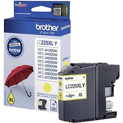 Foto van Brother inktcartridge, 1.200 pagina'ss, oem lc-225xly, geel 5 stuks