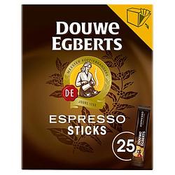 Foto van Douwe egberts espresso sticks oploskoffie 25 stuks bij jumbo