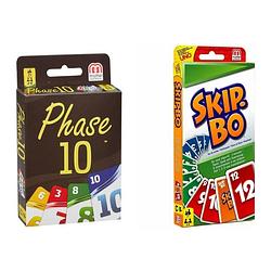 Foto van Spellenbundel - 2 stuks - phase 10 & skip-bo