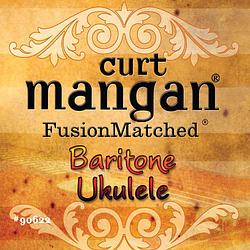 Foto van Curt mangan baritone ukulele snarenset voor bariton ukelele