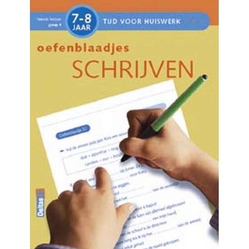 Foto van Tijd voor huiswerk / oefenblaadjes schrijven 7-8