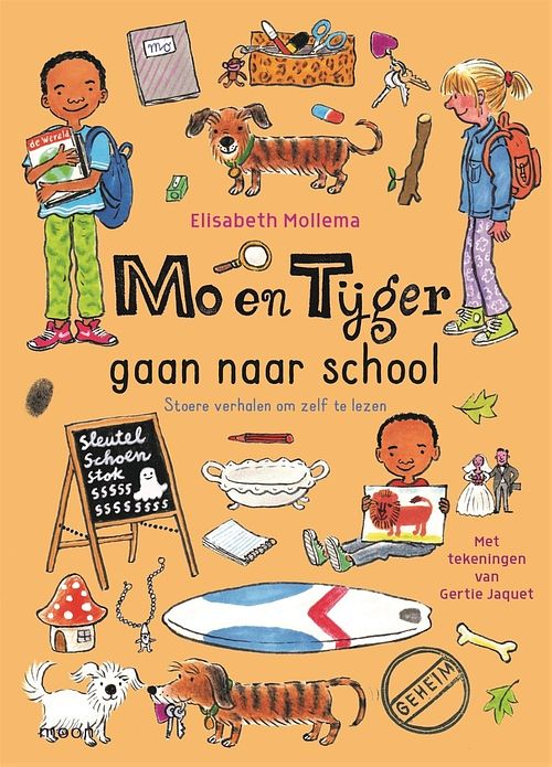 Foto van Mo en tijger gaan naar school - elisabeth mollema - ebook