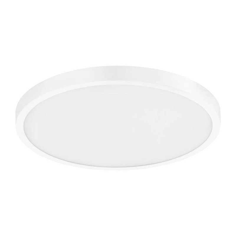 Foto van Eglo fueva 1 plafondlamp - rond slim design - 40cm - led - 3000k - wit