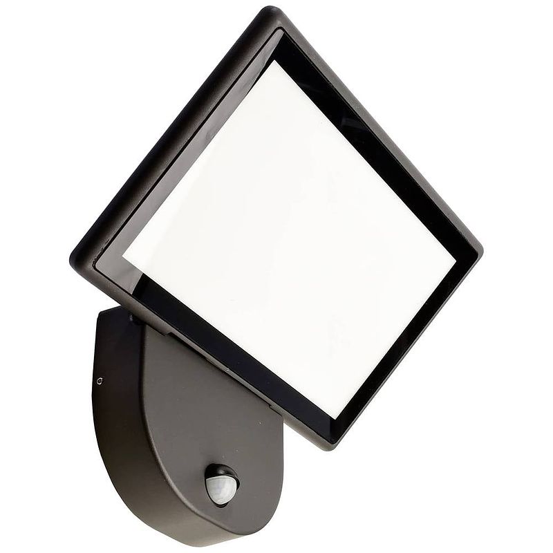 Foto van Deko light alkes l motion 731141 wandopbouwarmatuur led vast ingebouwd energielabel: g (a - g) 36 w led donkergrijs