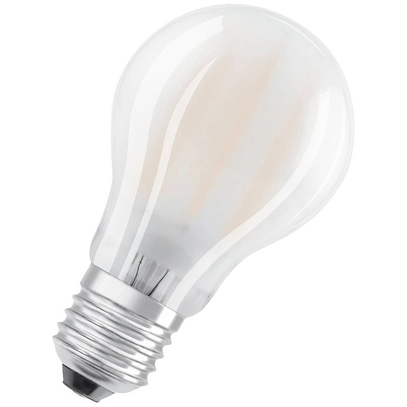 Foto van Osram 4058075819351 led-lamp energielabel e (a - g) e27 peer 6 w = 60 w warmwit (ø x l) 60 mm x 105 mm 3 stuk(s)