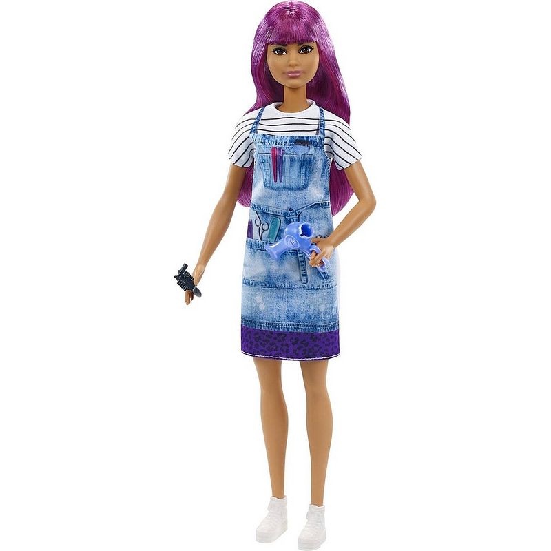 Foto van Barbie tienerpop haarstyliste meisjes 5-delig