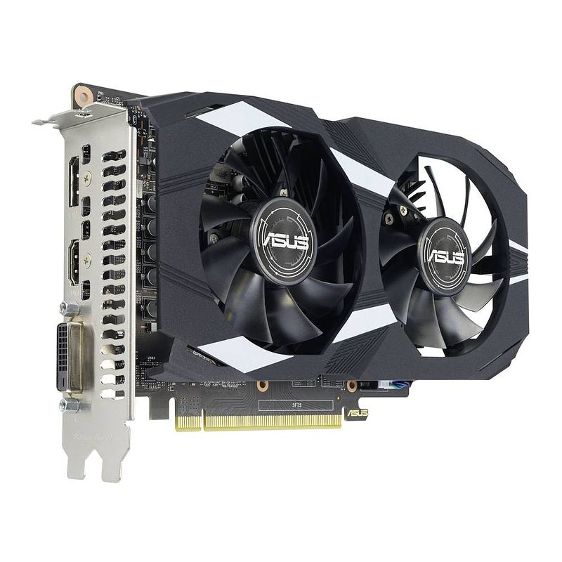 Foto van Asus videokaart gtx1650 gddr6-ram pcie 3.0, hdmi, displayport, dvi