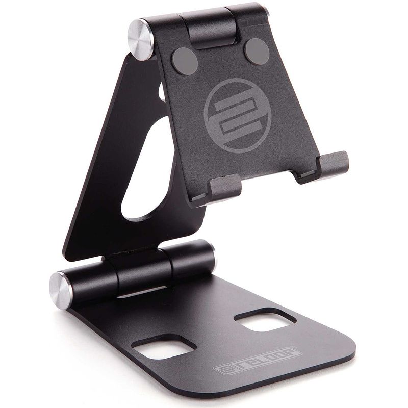 Foto van Reloop smart display stand inklapbaar tablet, smartphone en laptop statief