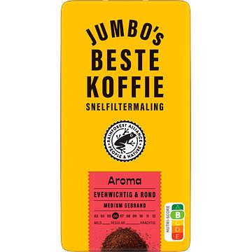 Foto van Jumbo'ss beste koffie snelfiltermaling aroma 250 g