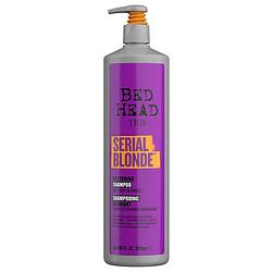 Foto van Bed head serial blonde shampoo voor beschadigd blond haar 970ml