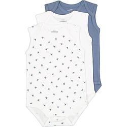 Foto van Baby romper mouwloos envelophals 3-pack