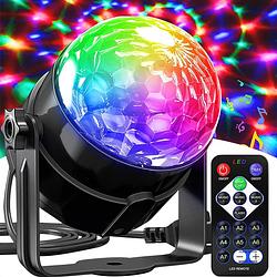 Foto van Strex discolamp met afstandsbediening - voor kinderen en volwassenen - feestverlichting - disco bal - discoverlichting -