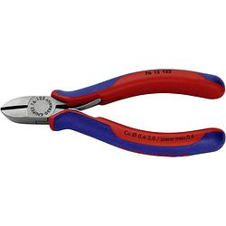 Foto van Knipex 76 12 125 76 12 125 elektronica en fijnmechanica zijkniptang met facet 125 mm