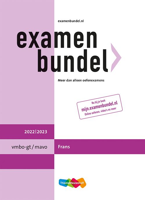 Foto van Examenbundel vmbo-gt/mavo frans 2022/2023 - arja van dam - paperback (9789006639964)