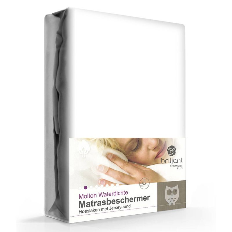 Foto van Waterdicht hoeslaken molton pu-90 x 220 cm