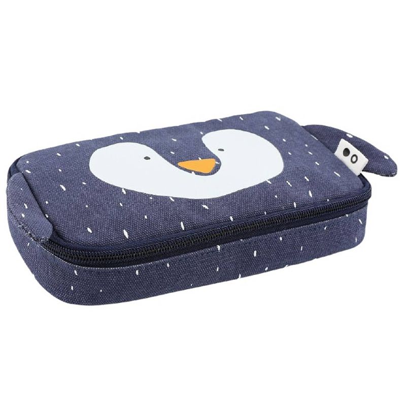 Foto van Trixie etui mr. penguin junior 20 x 12 x 5 cm polykatoen blauw