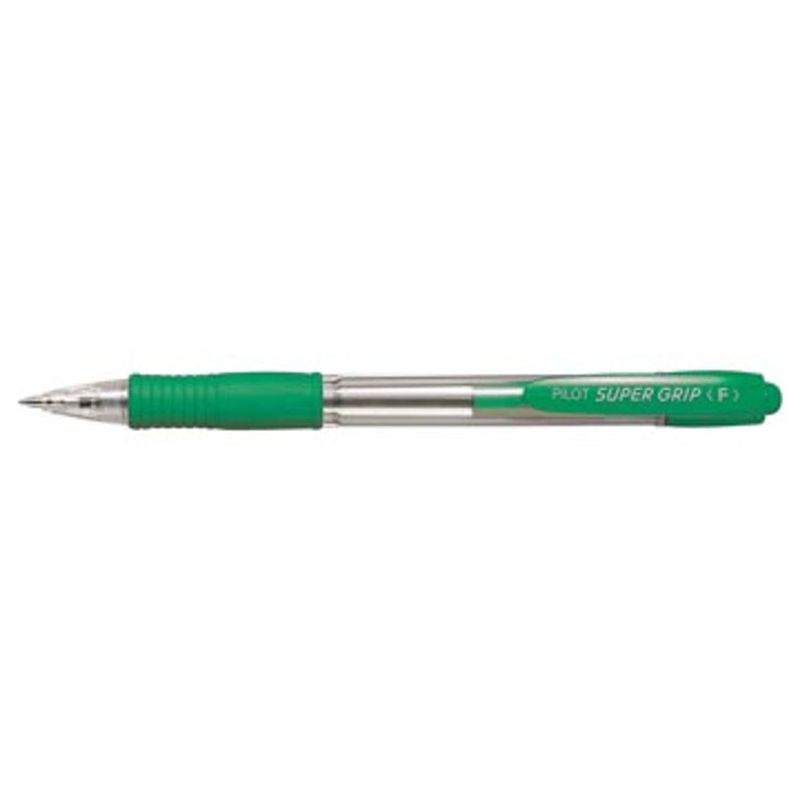 Foto van Pilot balpen super grip groen