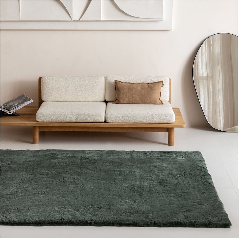 Foto van Vloerkleed comfy mos antraciet - grandstone - 240x330 cm - rechthoek & - rond laagpolig - dekbed-discounter.nl