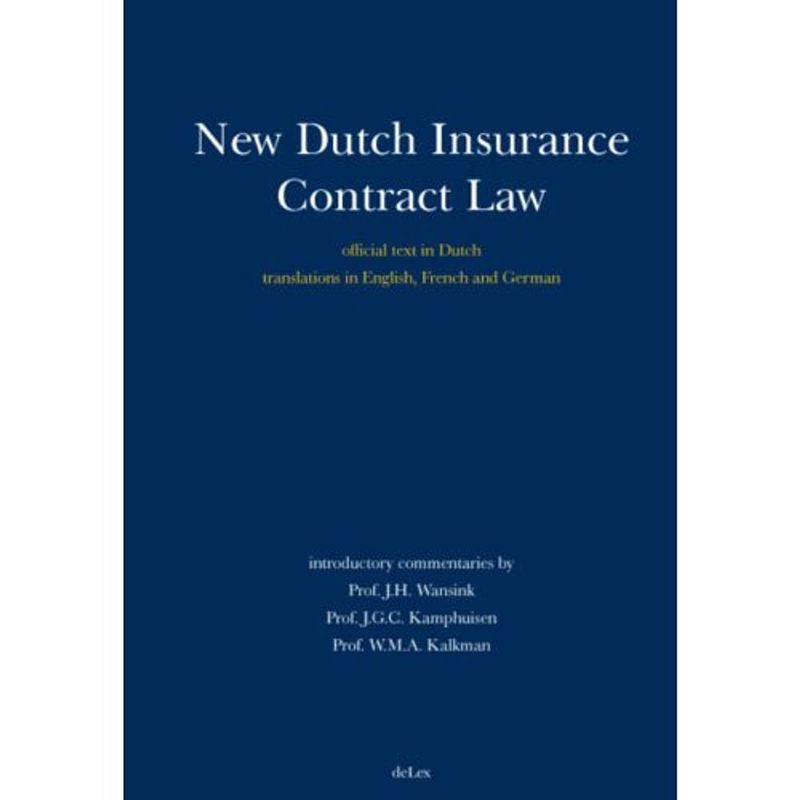 Foto van New dutch insurance contract law