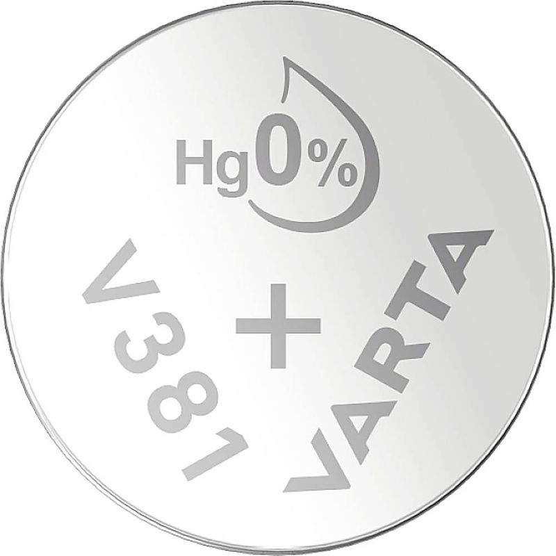 Foto van 381 knoopcel zilveroxide 1.55 v 49 mah varta silver coin v381/sr55 nabli 1 1 stuk(s)