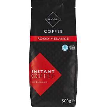 Foto van Rioba coffee rood melange instant koffie 500g bij jumbo