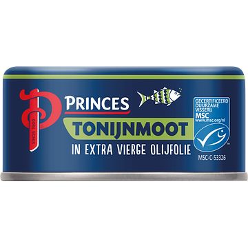 Foto van Princes tonijnmoot in extra vierge olijfolie 104g bij jumbo