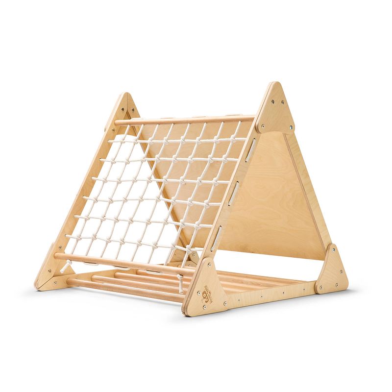 Foto van Kinderfeets houten pikler driehoek / triangle - large