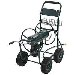 Foto van Vidaxl tuinslangtrolley met 1/2"" slangkoppeling 75 m staal