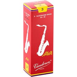 Foto van Vandoren sr273r java filed red cut saxophone tenor reed riet voor tenorsaxofoon (5 stuks)