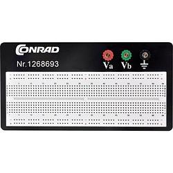 Foto van Tru components 0165-40-1-3201b breadboard totaal aantal polen 840 (l x b x h) 57.15 x 167.3 x 8.4 mm 1 stuk(s)