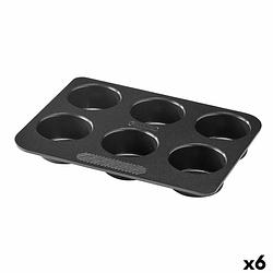 Foto van Cakevorm pyrex magic zwart 24 x 18 x 3 cm (6 stuks)