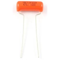 Foto van Allparts ep-4383-000 0.047 mfd orange drop capacitors condensator (set van 3)