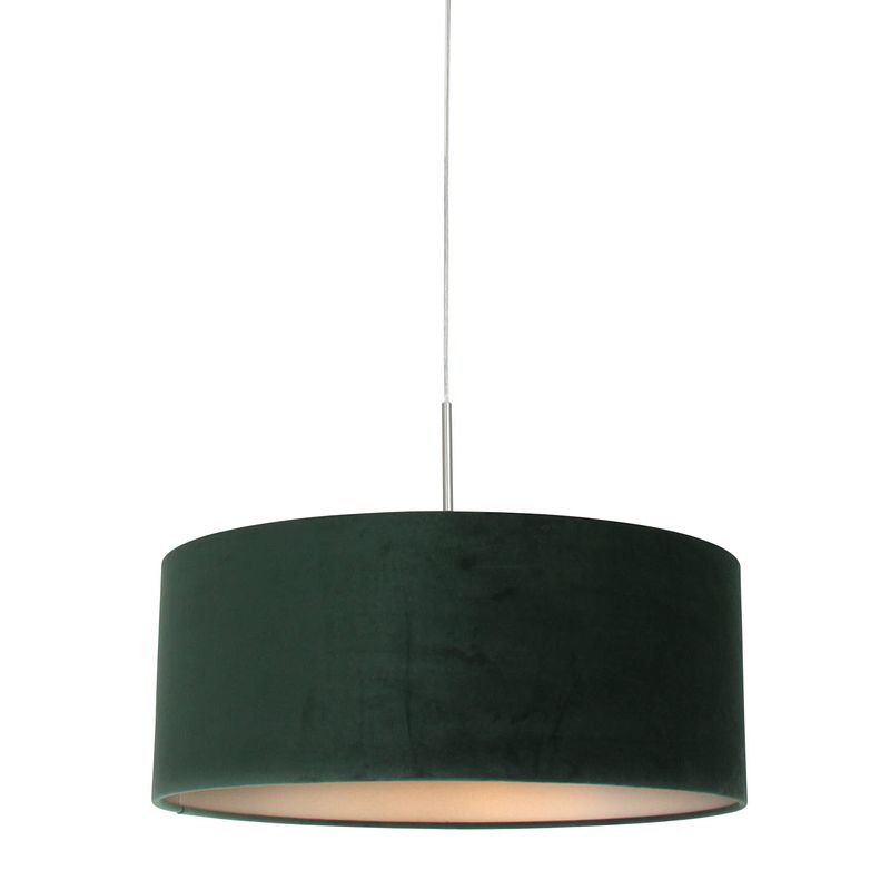 Foto van Moderne hanglamp - steinhauer - metaal - modern - klassiek - e27 - l: 45cm - voor binnen - woonkamer - eetkamer - zilver