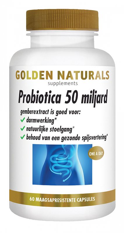 Foto van Golden naturals probiotica 50 miljard capsules