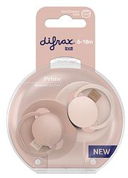 Foto van Difrax lovi prime pacifier 6-18 months - nude/blush