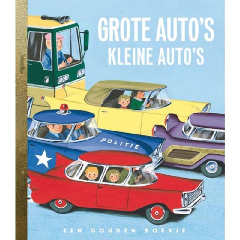 Foto van Grote autos kleine auto's - gouden boekjes